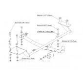 Фаркоп зйомний на ЗАЗ SENS 1997-2009